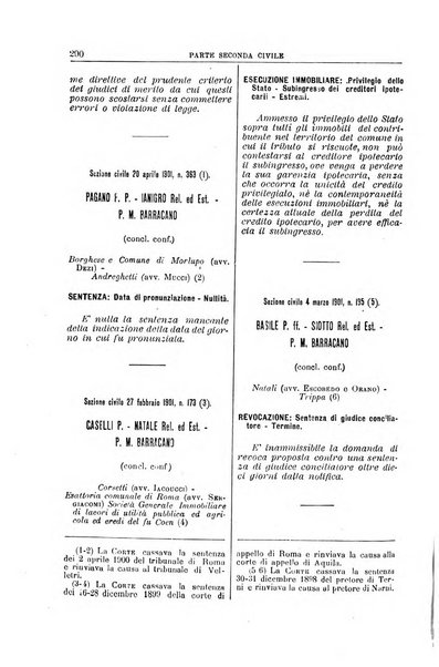 La Corte suprema di Roma raccolta periodica delle sentenze della Corte di cassazione di Roma