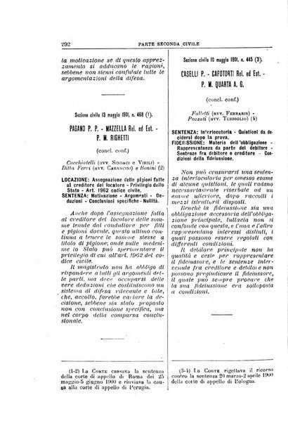 La Corte suprema di Roma raccolta periodica delle sentenze della Corte di cassazione di Roma