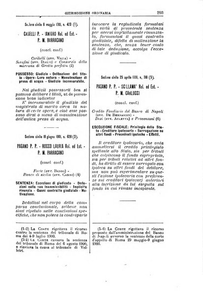 La Corte suprema di Roma raccolta periodica delle sentenze della Corte di cassazione di Roma