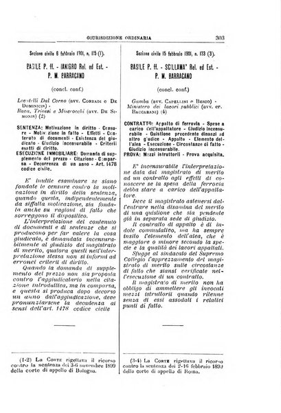 La Corte suprema di Roma raccolta periodica delle sentenze della Corte di cassazione di Roma