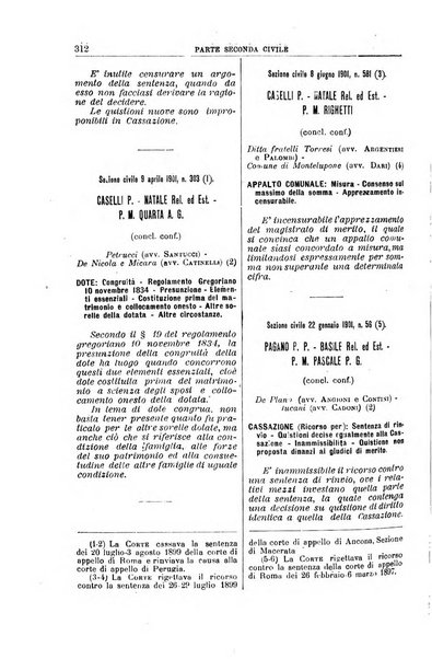 La Corte suprema di Roma raccolta periodica delle sentenze della Corte di cassazione di Roma