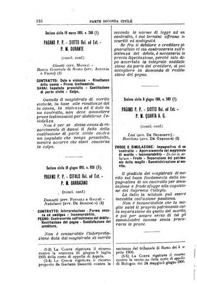 La Corte suprema di Roma raccolta periodica delle sentenze della Corte di cassazione di Roma