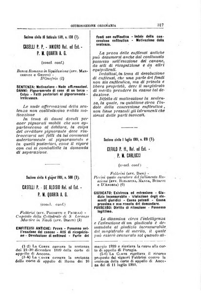 La Corte suprema di Roma raccolta periodica delle sentenze della Corte di cassazione di Roma