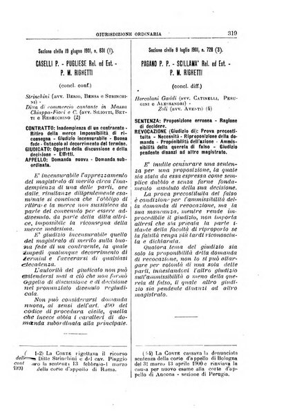 La Corte suprema di Roma raccolta periodica delle sentenze della Corte di cassazione di Roma