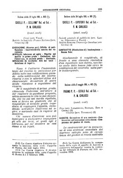 La Corte suprema di Roma raccolta periodica delle sentenze della Corte di cassazione di Roma