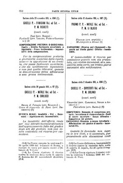 La Corte suprema di Roma raccolta periodica delle sentenze della Corte di cassazione di Roma