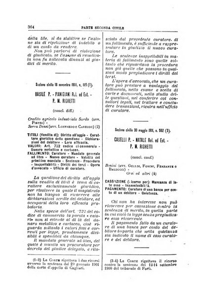 La Corte suprema di Roma raccolta periodica delle sentenze della Corte di cassazione di Roma