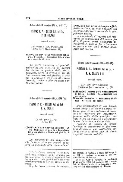 La Corte suprema di Roma raccolta periodica delle sentenze della Corte di cassazione di Roma