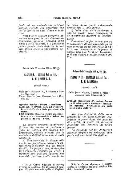 La Corte suprema di Roma raccolta periodica delle sentenze della Corte di cassazione di Roma