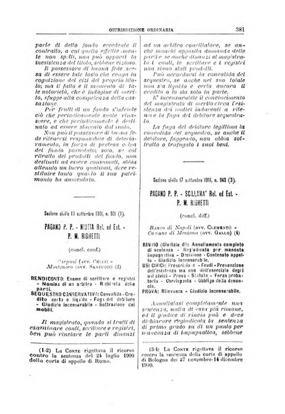 La Corte suprema di Roma raccolta periodica delle sentenze della Corte di cassazione di Roma