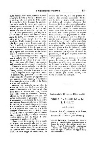 La Corte suprema di Roma raccolta periodica delle sentenze della Corte di cassazione di Roma