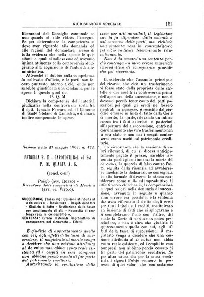 La Corte suprema di Roma raccolta periodica delle sentenze della Corte di cassazione di Roma