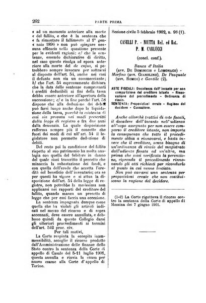 La Corte suprema di Roma raccolta periodica delle sentenze della Corte di cassazione di Roma