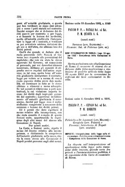 La Corte suprema di Roma raccolta periodica delle sentenze della Corte di cassazione di Roma