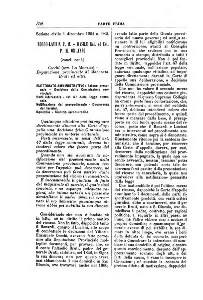 La Corte suprema di Roma raccolta periodica delle sentenze della Corte di cassazione di Roma