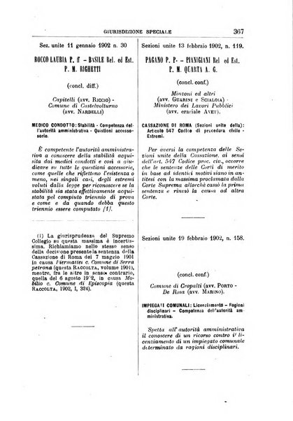 La Corte suprema di Roma raccolta periodica delle sentenze della Corte di cassazione di Roma