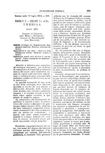 La Corte suprema di Roma raccolta periodica delle sentenze della Corte di cassazione di Roma