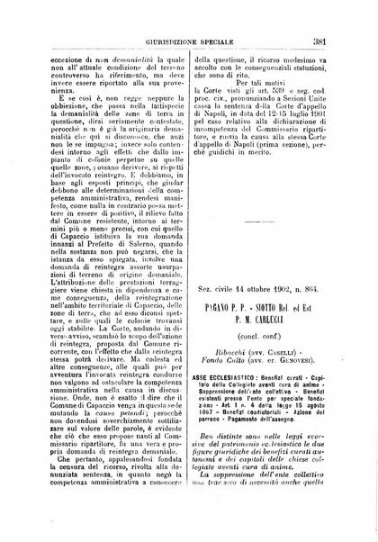 La Corte suprema di Roma raccolta periodica delle sentenze della Corte di cassazione di Roma