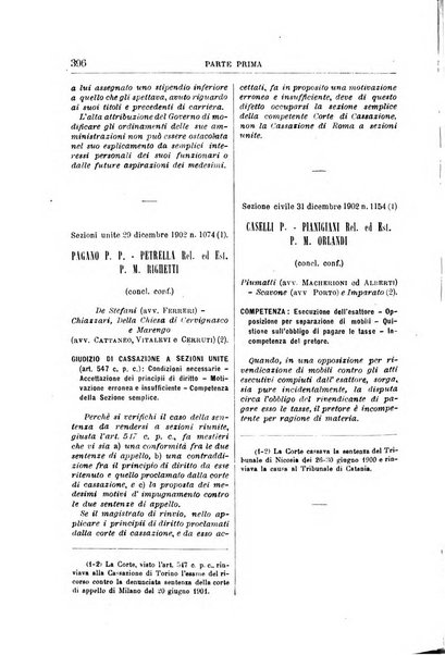 La Corte suprema di Roma raccolta periodica delle sentenze della Corte di cassazione di Roma