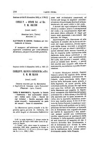 La Corte suprema di Roma raccolta periodica delle sentenze della Corte di cassazione di Roma