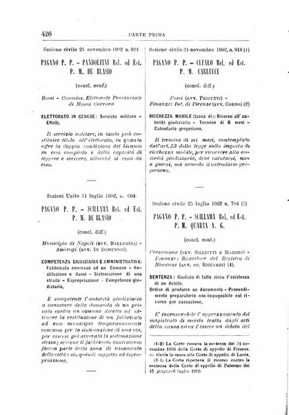 La Corte suprema di Roma raccolta periodica delle sentenze della Corte di cassazione di Roma