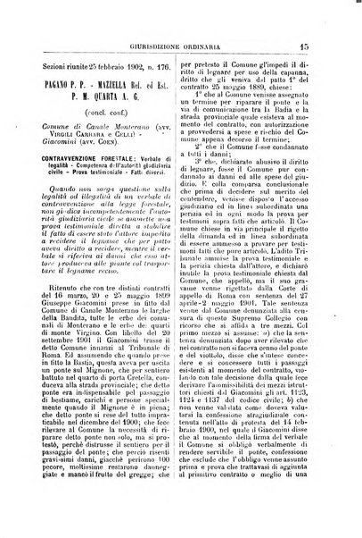 La Corte suprema di Roma raccolta periodica delle sentenze della Corte di cassazione di Roma