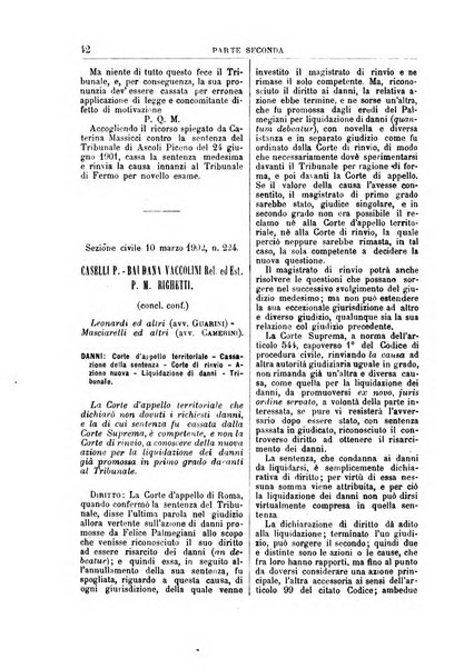 La Corte suprema di Roma raccolta periodica delle sentenze della Corte di cassazione di Roma