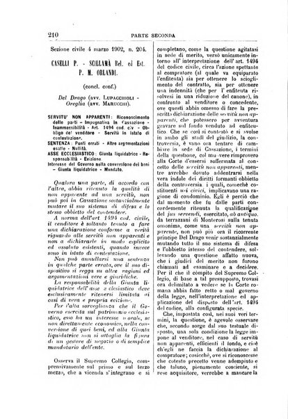 La Corte suprema di Roma raccolta periodica delle sentenze della Corte di cassazione di Roma