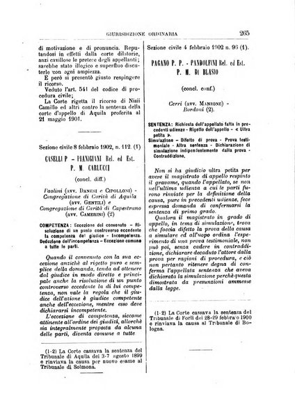 La Corte suprema di Roma raccolta periodica delle sentenze della Corte di cassazione di Roma