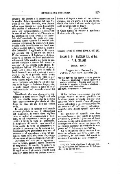 La Corte suprema di Roma raccolta periodica delle sentenze della Corte di cassazione di Roma