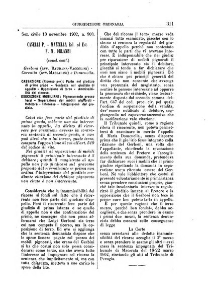 La Corte suprema di Roma raccolta periodica delle sentenze della Corte di cassazione di Roma