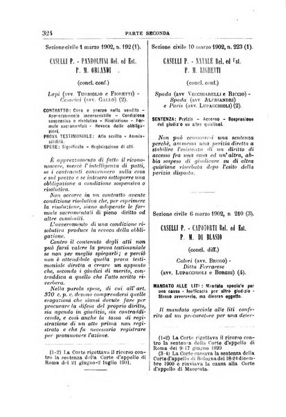 La Corte suprema di Roma raccolta periodica delle sentenze della Corte di cassazione di Roma