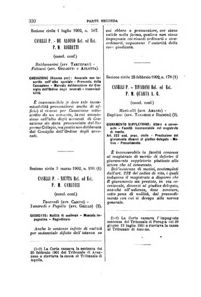 La Corte suprema di Roma raccolta periodica delle sentenze della Corte di cassazione di Roma