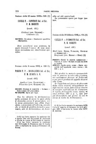 La Corte suprema di Roma raccolta periodica delle sentenze della Corte di cassazione di Roma