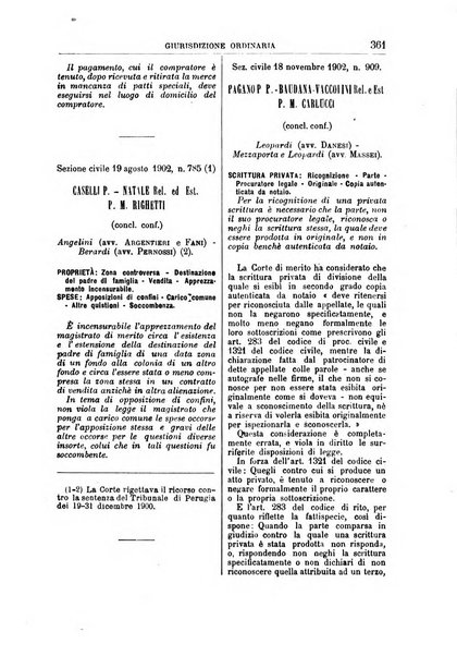 La Corte suprema di Roma raccolta periodica delle sentenze della Corte di cassazione di Roma