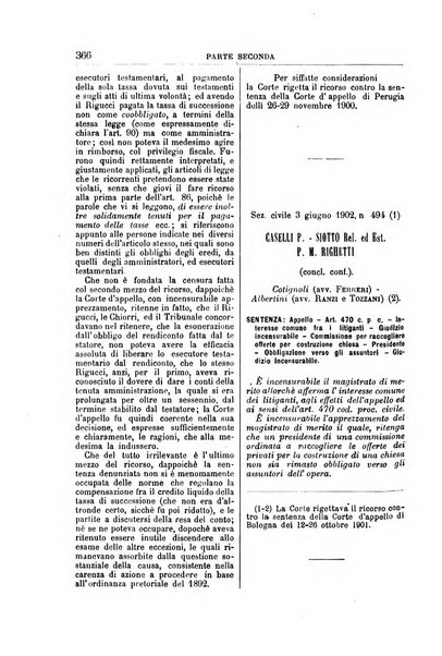 La Corte suprema di Roma raccolta periodica delle sentenze della Corte di cassazione di Roma