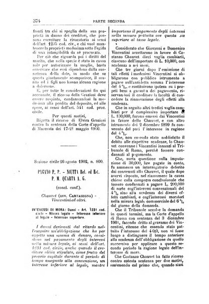 La Corte suprema di Roma raccolta periodica delle sentenze della Corte di cassazione di Roma