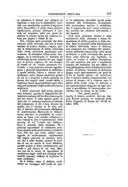 La Corte suprema di Roma raccolta periodica delle sentenze della Corte di cassazione di Roma