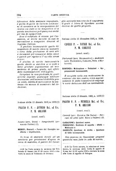 La Corte suprema di Roma raccolta periodica delle sentenze della Corte di cassazione di Roma