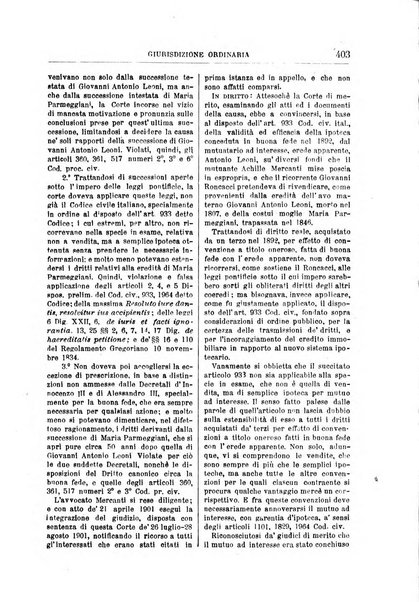 La Corte suprema di Roma raccolta periodica delle sentenze della Corte di cassazione di Roma