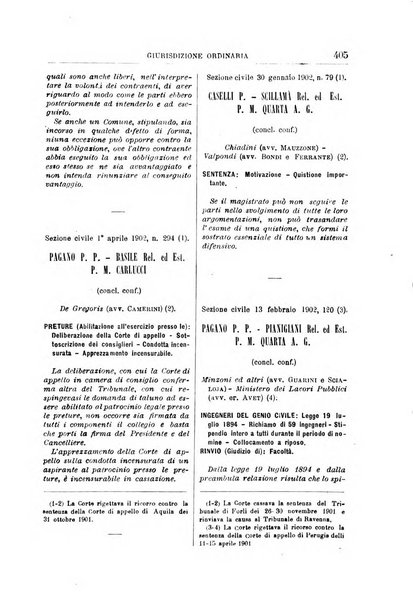 La Corte suprema di Roma raccolta periodica delle sentenze della Corte di cassazione di Roma