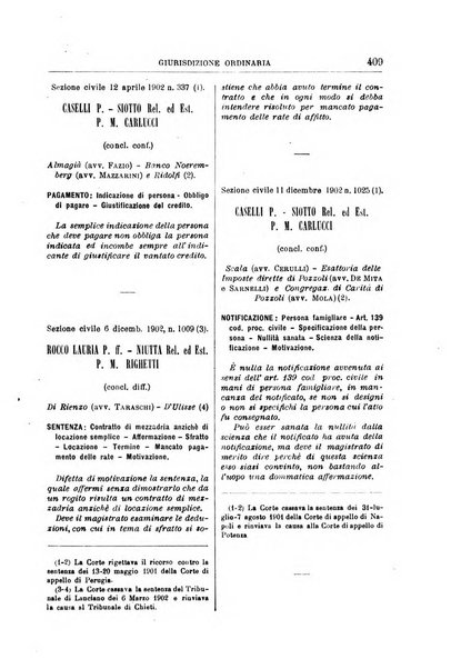 La Corte suprema di Roma raccolta periodica delle sentenze della Corte di cassazione di Roma