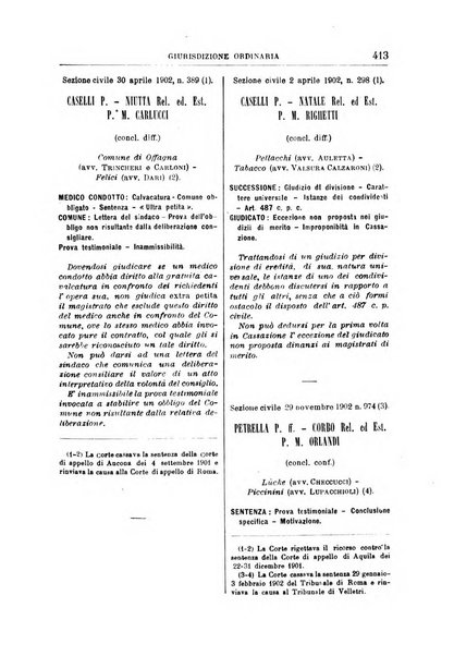 La Corte suprema di Roma raccolta periodica delle sentenze della Corte di cassazione di Roma