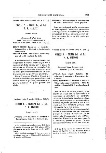 La Corte suprema di Roma raccolta periodica delle sentenze della Corte di cassazione di Roma