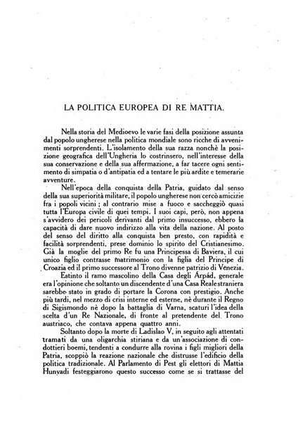 Corvina rivista di scienze, lettere ed arti della Società ungherese-italiana Mattia Corvino