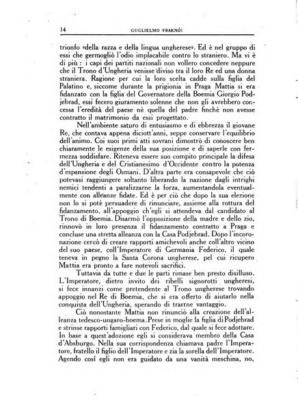 Corvina rivista di scienze, lettere ed arti della Società ungherese-italiana Mattia Corvino