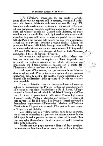 Corvina rivista di scienze, lettere ed arti della Società ungherese-italiana Mattia Corvino