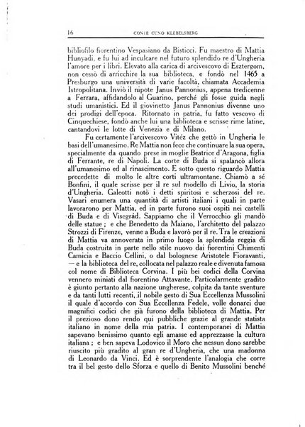 Corvina rivista di scienze, lettere ed arti della Società ungherese-italiana Mattia Corvino