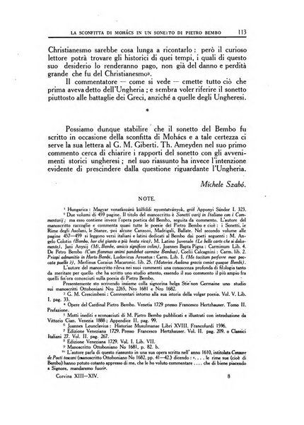 Corvina rivista di scienze, lettere ed arti della Società ungherese-italiana Mattia Corvino