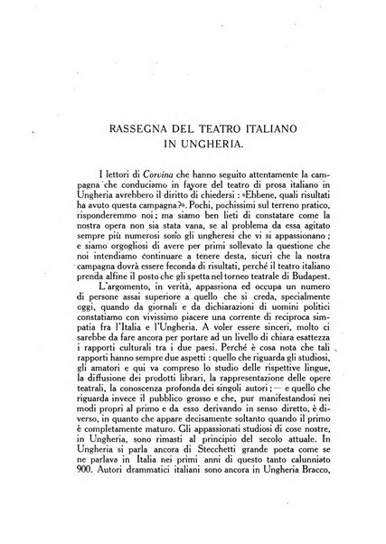 Corvina rivista di scienze, lettere ed arti della Società ungherese-italiana Mattia Corvino